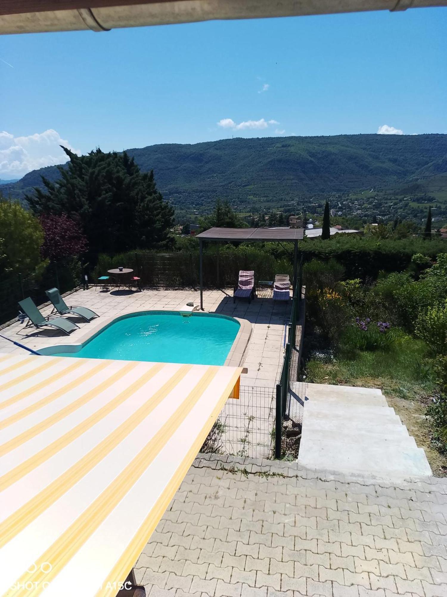 Maison Paisible A Veyras Avec Piscine Privee Et Vue Montagne Екстериор снимка