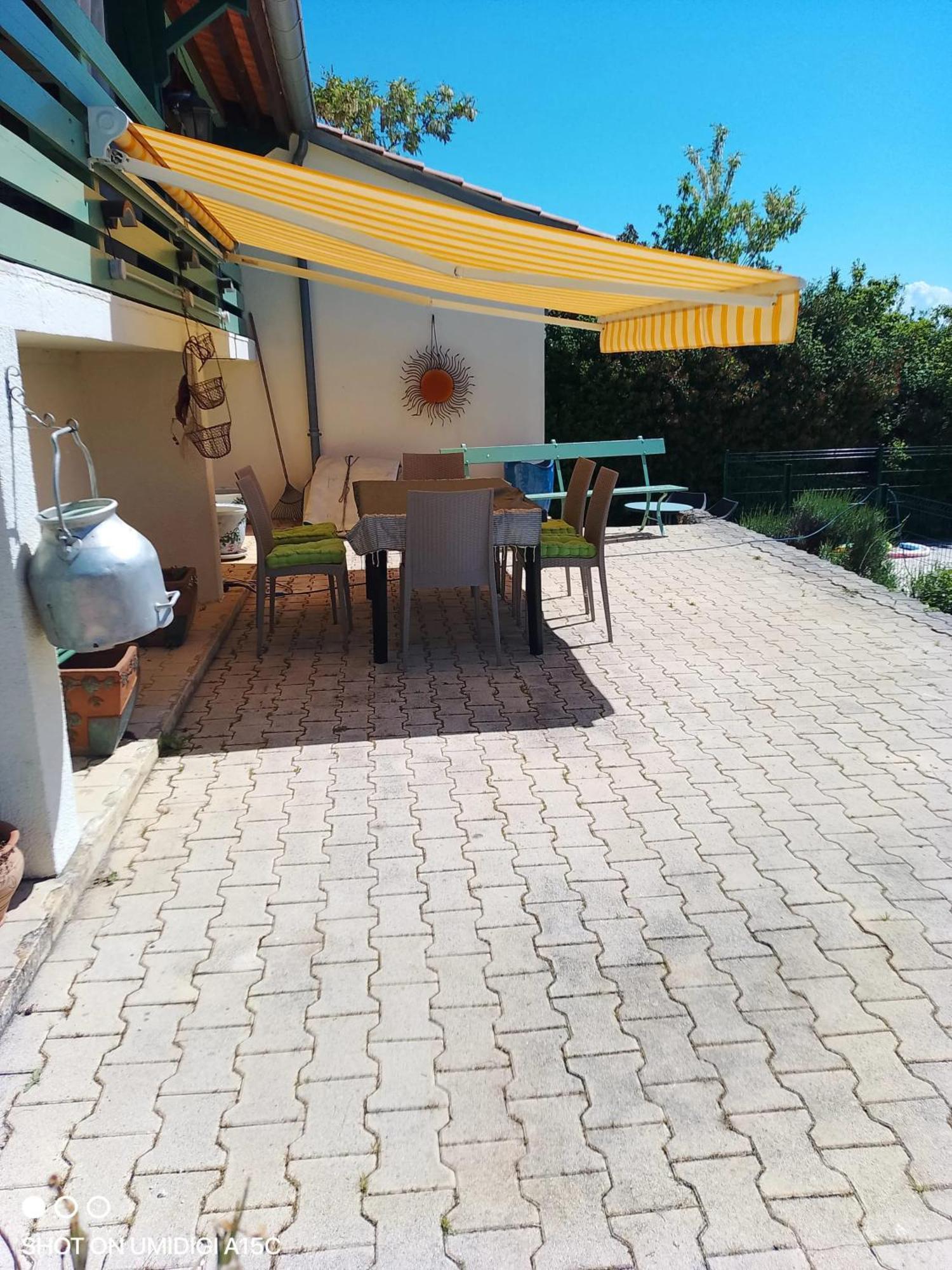 Maison Paisible A Veyras Avec Piscine Privee Et Vue Montagne Екстериор снимка