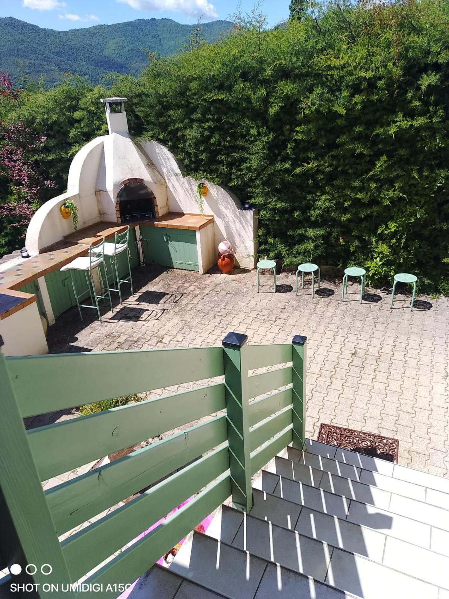 Maison Paisible A Veyras Avec Piscine Privee Et Vue Montagne Екстериор снимка